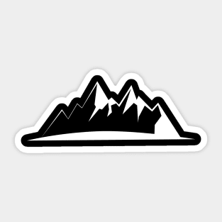 Mountains Hiking Sticker